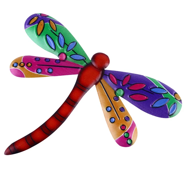 Libelle Wanddekoration Aus Eisen 3D-Wandskulptur Metall Dekorative