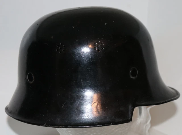 WW2 WK2 M34 Helm Stahlhelm Feuerwehr Feuerlöschpolizei Größe 58 Thale 2