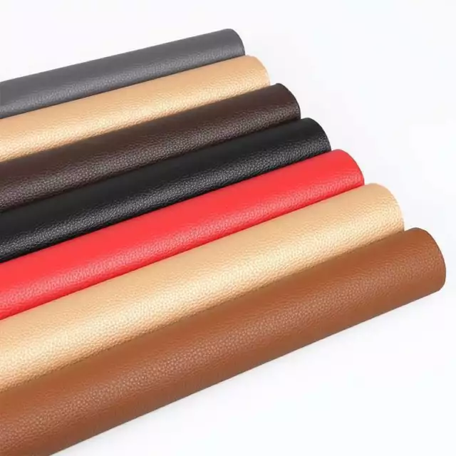 Thick Faux Leather Fabric Sponge Quilted Embroidered Car Interior Sew Material