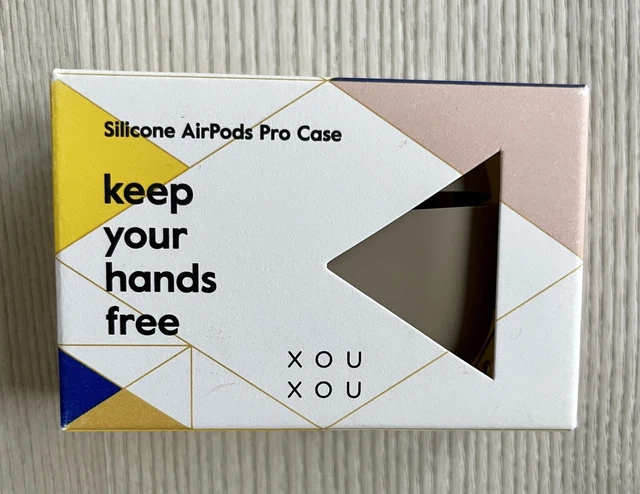 XOU XOU AirPods Case - Taupe - Pro 1st Gen (2 Gen Comp) - Brand New - RRP £34.84