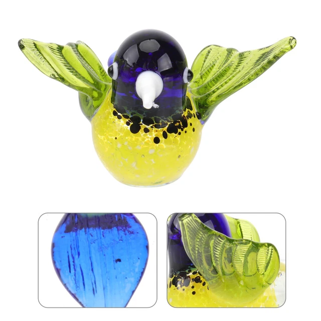 Déco Jardin 4 Oiseaux En Résine - 7x5cm, Résistants Aux Intempéries, Pour Balcon, Pelouse, étang - 11