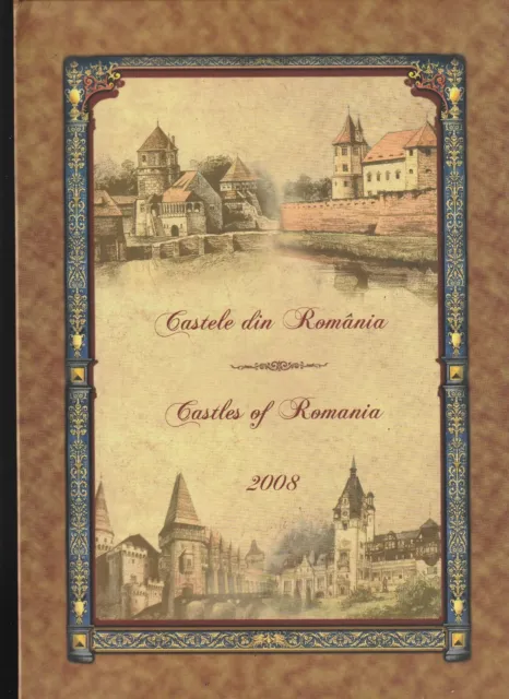 Romania 2008 FOLDER STAMPS Castles history MNH Sibiu Peles heraldic EFIRO RARE