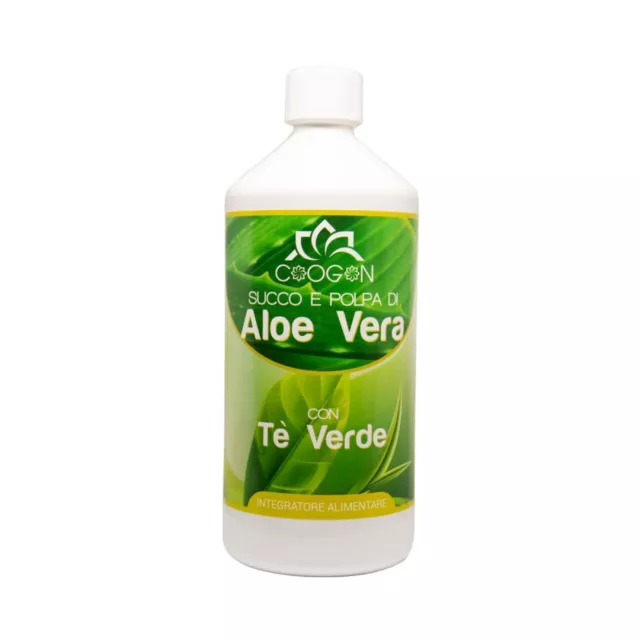 Chogan Bio Vegan Aloe Vera Saft grüner Tee Antioxidant Vitamin B1-B2-B6-B12-C-E