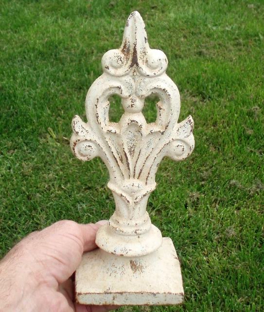 Great Rare Antique Architectural Salvage Iron Topper Finial Primitive Victorian