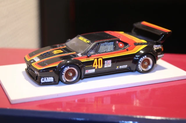Voiture Miniature Vintage Burago BMW M1 Rally #40 - Échelle 1:43 - Occasion - Modèle De Collection