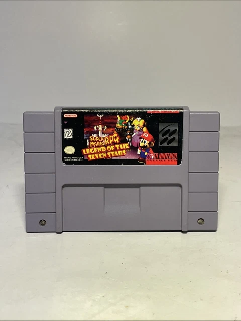 Super Mario RPG Seven 7 Stars Legend of the Seven Stars - Custodia per gioco SNES, nessun gioco incluso - Italia