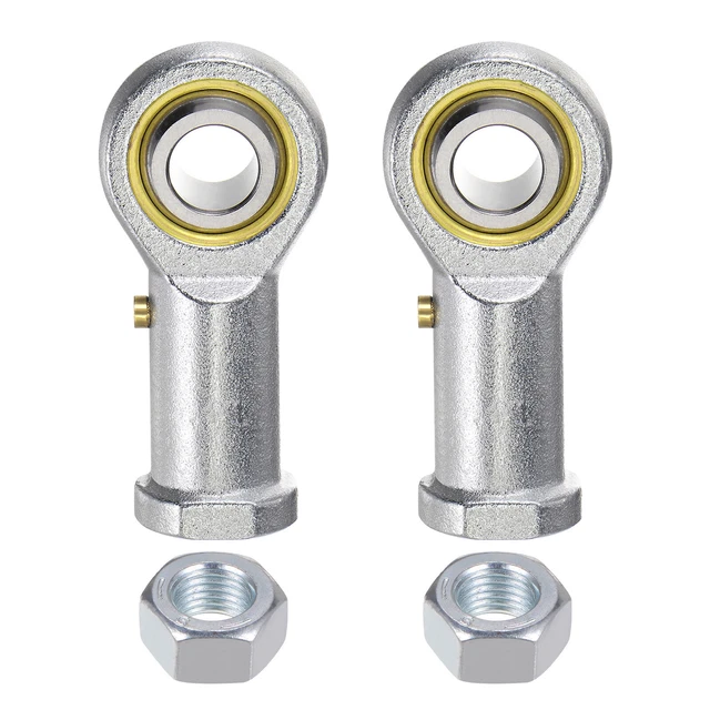 2pcs PHSB8 Female Rod End 1/2" Bore and 1/2-20 Right Hand Thread with Jam Nut