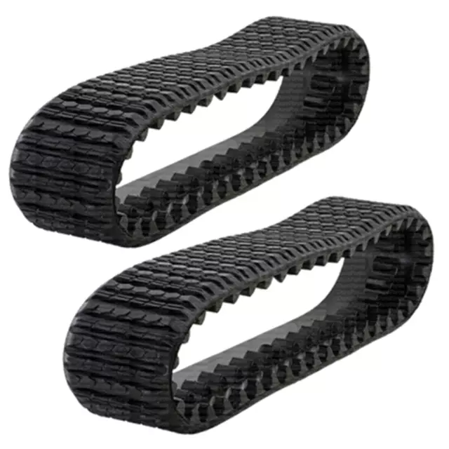 2 Rubber Tracks Fits ASV VT70 RT50 RT60 RT65 15X4X42 Straight Bar 15" Wide