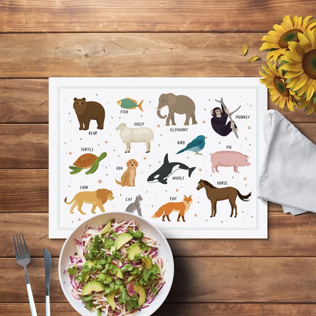 Animals Educational Mat