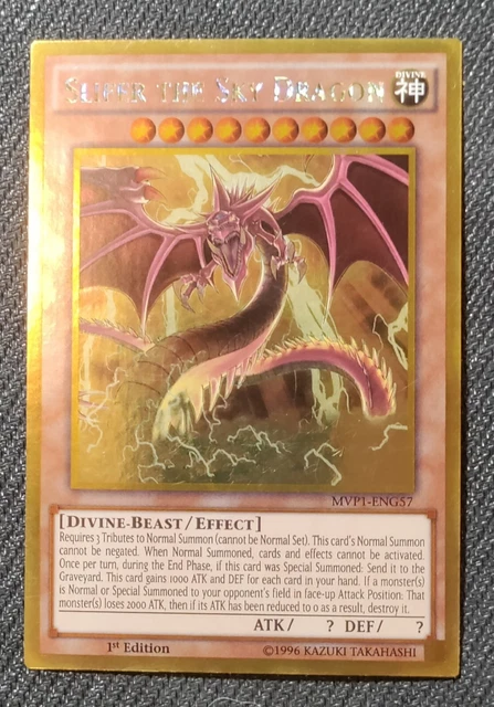 Yu-Gi-Oh! - Slifer the Sky Dragon - MVP1-ENG57 - 1st Edition - Gold Rare 🔥💎👀
