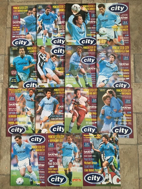 A COLLECTION OF 10 Manchester United Programmes From 1989-1990, Job Lot
