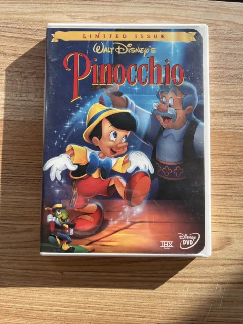 Pinocchio (DVD, 1999, Limited Issue) With Mail In Certificate
