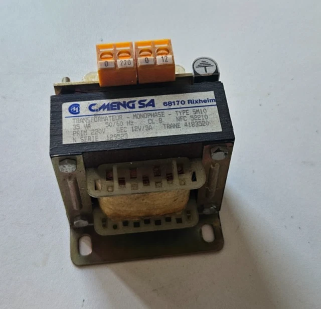 MYRRA 7224 / TNE PCB Transformer – 230VAC Primary, 9V 1.5VA 167mA Secondary, 32.6x27.6x22.2mm