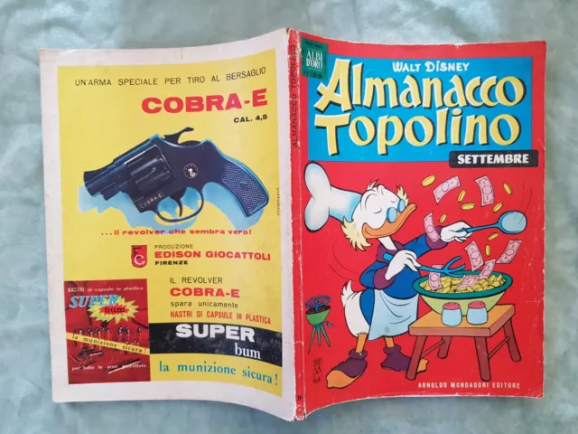 Almanacco Topolino N 9 9/1963 Albi D'oro Mondadori Walt Disney #Fum1