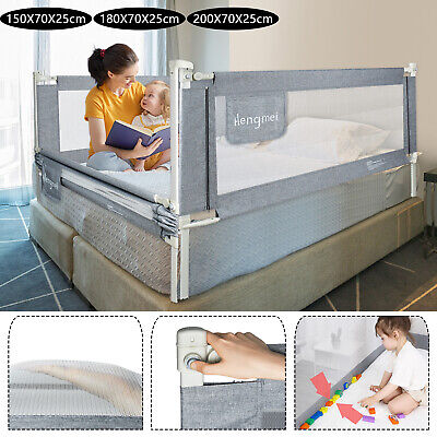 150/180/200cm cama de bebé rejilla de seguridad rejilla de cama infantil rejilla de protección de cama