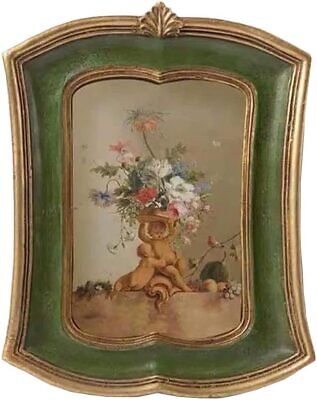 Vintage Picture Frame 4x6 Antique Ornate Photo Frame Tabletop and Wall Hanging