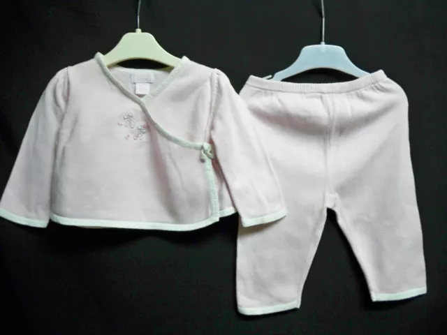 Hartstrings Layette Baby Mädchen Strick Hose und Strick Jacke Gr.62 68 (3 - 6 M)