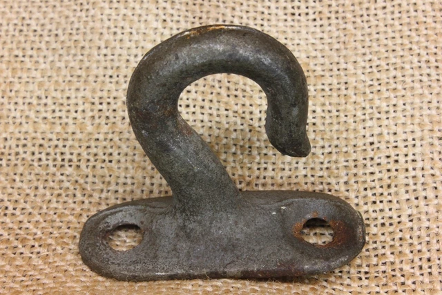 Old Plant Hook Porch Ceiling Bird Cage Oil Lamp Rustic Iron Wash Line Vintage 2