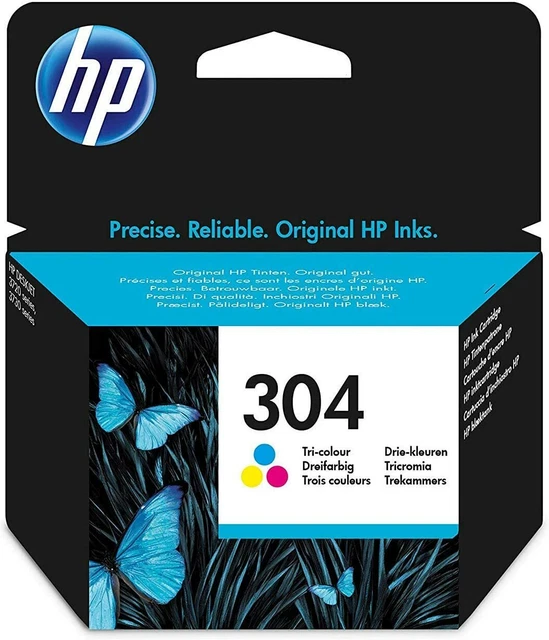 Original HP 304 Color TINTE PATRONE 3733 3735 3750 3760 3762 3764 3700 5000 5010