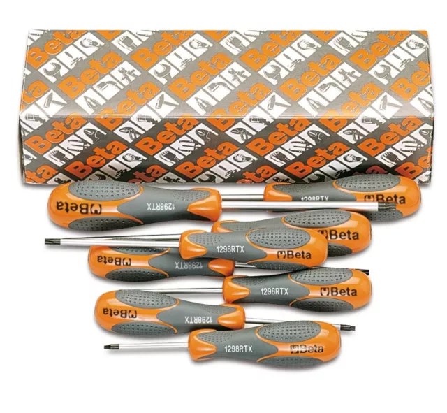 Beta Tools 1298 RTX / S8 8pc Max Manipulationssicher Torx Schraubendreher Set T9