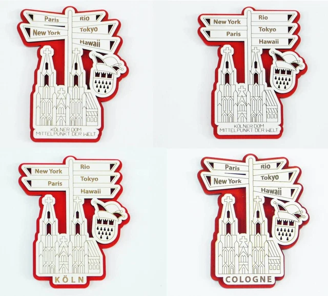 Magnete Frigorifero Legno Con Incisione Monumenti Di Dubai - Souvenir Viaggio, Regalo Originale - Foto 12