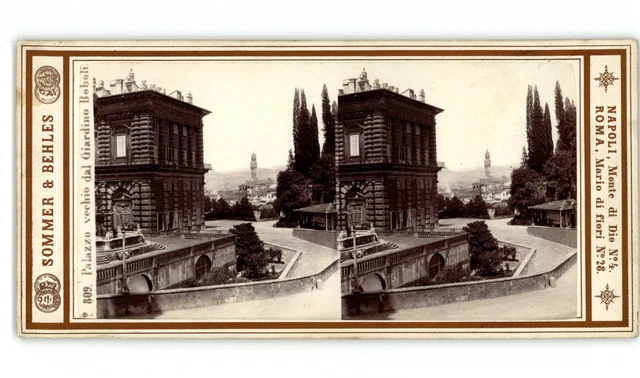 Tirage Vintage Original Barcelone Cour - Espagne 1929 - Format 6x6 Cm