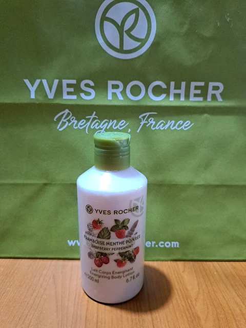Yves Rocher LATTE CORPO  Fragranza LAMPONE E MENTA  200 ml