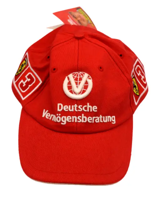 Michael Schumacher Collection Formel 1 Mütze Base Cap Ferrari WM Champion 2000