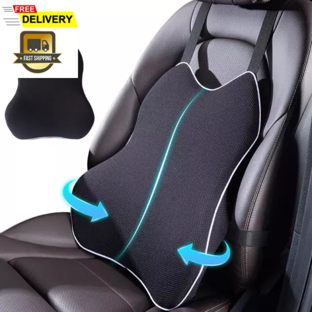 Lumbar Pillow for Car Lumbar Support for Office Chair, Memory Foam Back Cushion