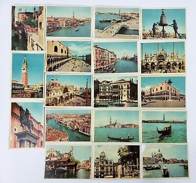 18 Vintage Souvenir Photographs PRE-1950's Photos Venice, Italy  Venetian 3 x 4