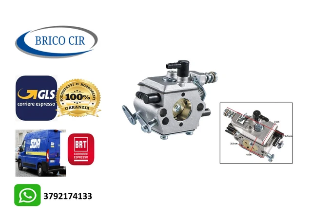 Ricambio Carburatore Per Motosega A Scoppio 25cc Mc14a6-13 / Oxf - Foto 2