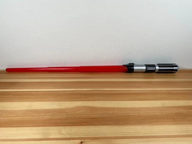 Star Wars Red Lightsaber Light Saber C-086D Hasbro 2009 Darth Vader FX RARE