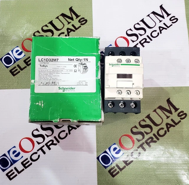 Schneider Lc1D32M7 Leistungsschütz Spulenspannung 220Vac Kostenloser...