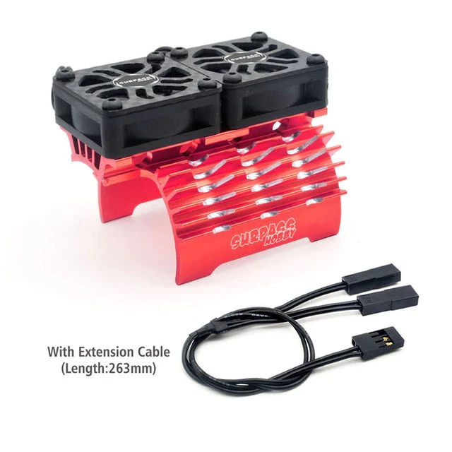 Surpass Hobby Metal Motor Cooling Fan 40Mm 56Mm Double Cool Fans Heat Sink for 1