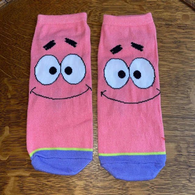 SPONGEBOB SQUAREPANTS ANKLE Socks Patrick Star Unisex Sock Sizes 612