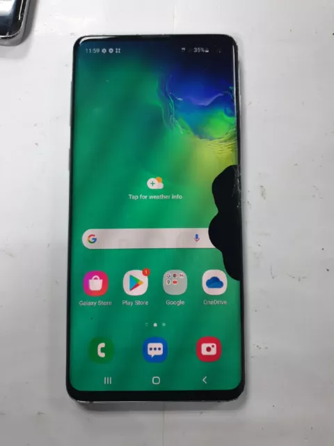 SAMSUNG GALAXY S10 SCHERMO DANNI leggere descrizione COMPLETAMENTE FUNZIONANTE 117