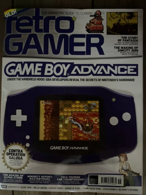 Retro Gamer magazine #258 2024 Game Boy Advance + Contra Operation Galuga