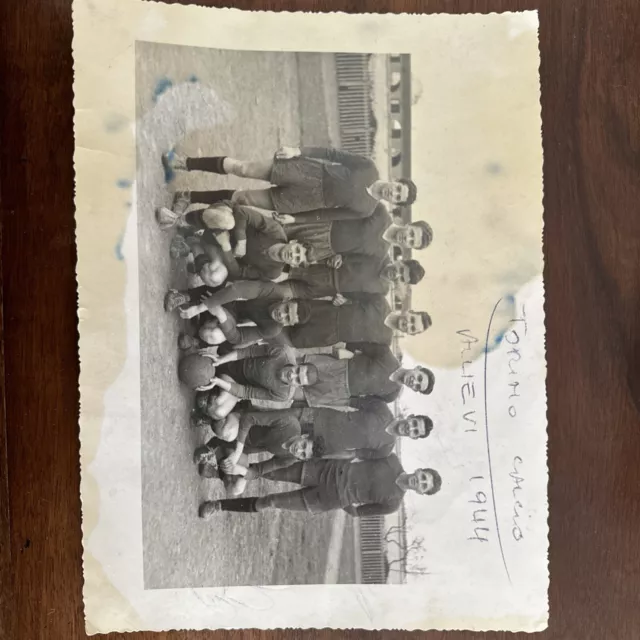 Foto D'epoca Squadra Torino Calcio Allievi - Originale - Anno 1944