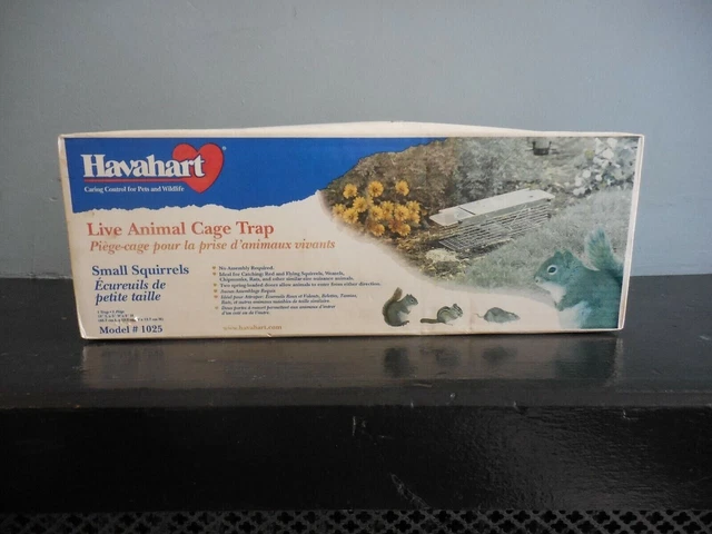 Havahart 1025 Small 2-Door Live Animal Trap – Ideal for Catching Squirrels Rats