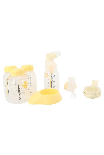 Juego Medela con 150 ml botellas de leche materna sin BPA - juego de 3 botellas para