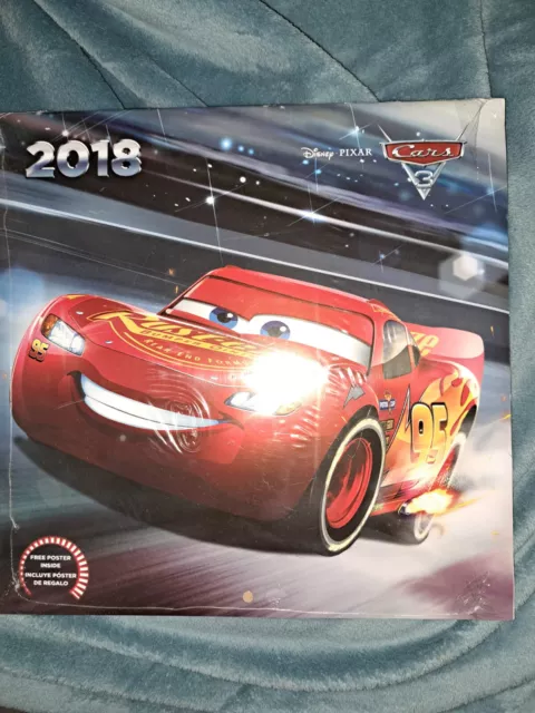 Calendario 2018 CARS DISNEY 30x30 NUOVO SIGILLATO