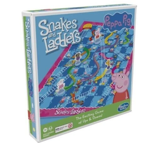 Hasbro Snake HASBRO SNAKES AND Ladders: Peppa Pig Edition Board Game for Kids Ages 3 ...