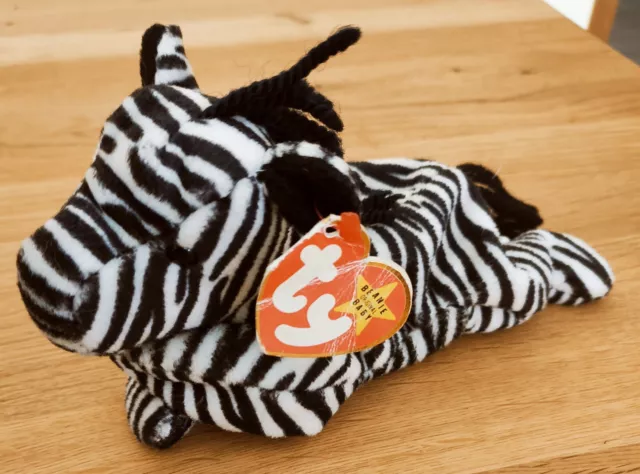 Ty Beanie Babies Ziggy das Zebra Sammlungsauflösung gut erhalten wie Neu