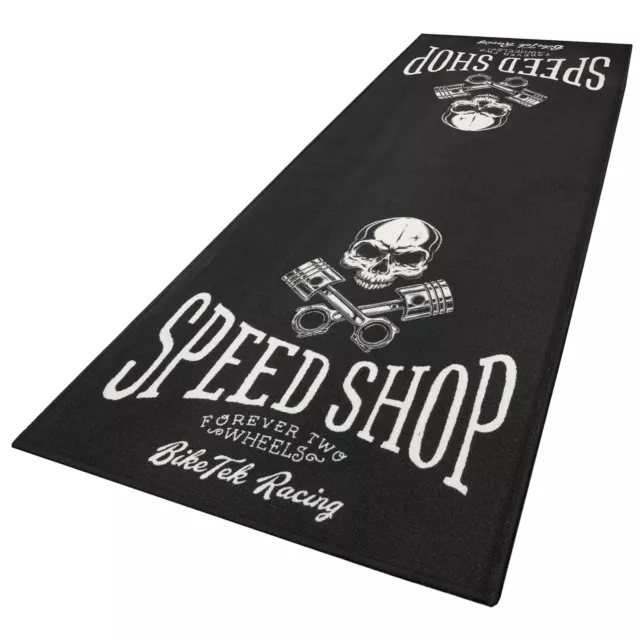 BIKETEK SERIES 7 WORKSHOP GARAGE PIT MAT SPEED SHOP / CUSTOM 190 x 80cm