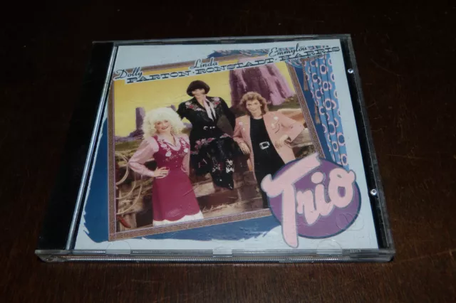 Cd Dolly Parton Linda Ronstadt Emmylou Harris "Trio" 11 Titres, Wb 1987 Tb Etat