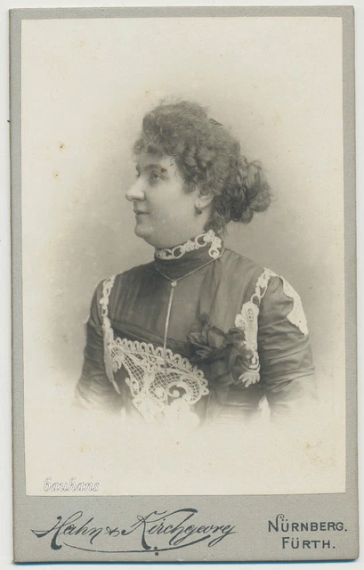 CDV Foto Nürnberg, Fürth - Damenportrait (T850)