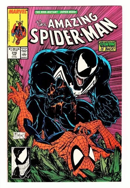 Amazing Spider-Man #316 (1989, Marvel) 1st Full Cover Appearance of Venom