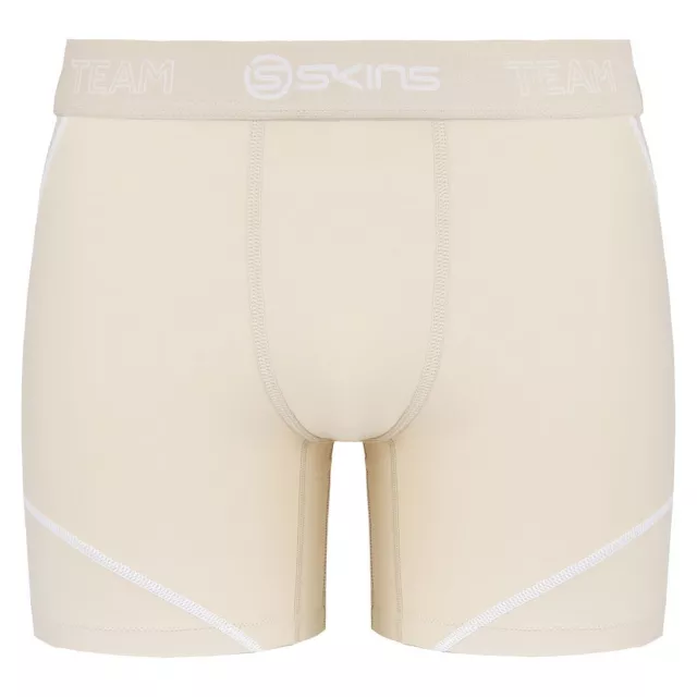 Skins DNAmic Mens Beige Neutral Compression Tights Shorts DB00010099002