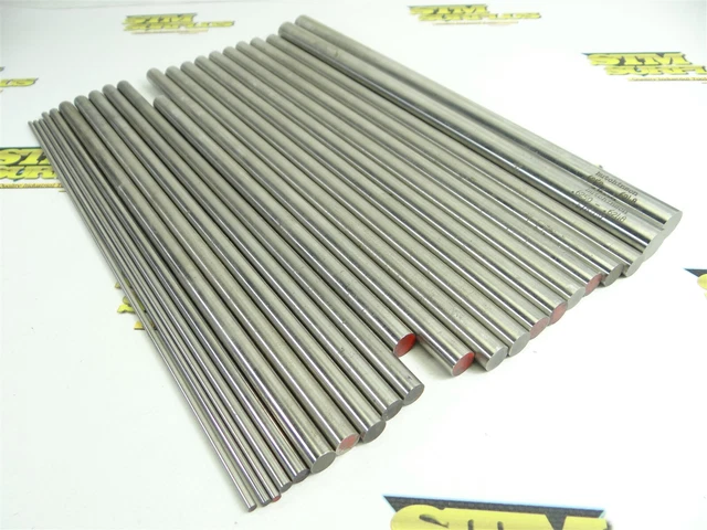 22Pc Lot Of Assorted Drill Rod 1/8" To 5/8" Dia