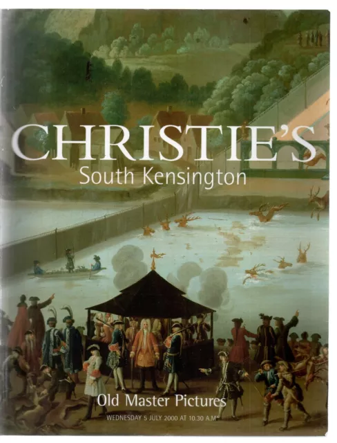 Christies Auction Catalogue Old Masters Pictures London 5Th July 2000 Ex Cond
